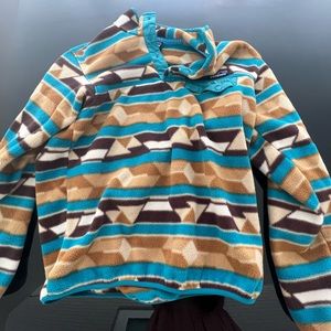 Patagonia womens synchilla snap t fleece lightweight pullover. Medium.